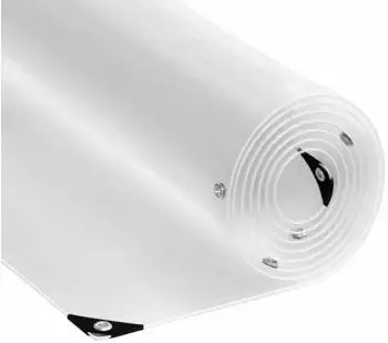 vidaXL Transparente Plane mit &Ouml;sen 1x8 m PVC (4018588)