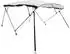 vidaXL 4-Bogen Bimini-Top mit Netz-Seitenwänden 243x(170-182)x137cm (94850)