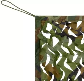 vidaXL Tarnnetz mit Aufbewahrungsbeutel 6x6m (91415)