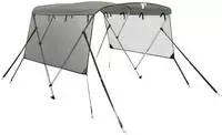 vidaXL 3-Bow Bimini-Top mit Mesh-Seitenteilen 183x(185-198)x137 cm