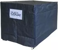 Gitterbox Abdeckung 125x85x87cm Grau Pe Gewebefolie Schutzh&uuml;lle Abdeckplane