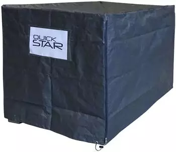 QUICK STAR Gitterbox Abdeckung PE-Gewebefolie Grau 125x85x87cm (67505)