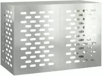 vidaXL Klimaanlagenabdeckung Silber 100 x 50 x 70 cm