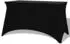 vidaXL Stretch-Tischhusse 183x76x74cm, schwarz, 2 Stk.