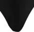 vidaXL Stretch-Tischhusse 183x76x74cm, schwarz, 2 Stk.