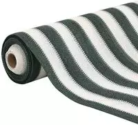 vidaXL Zaunblende Gr&uuml;n und Wei&szlig; 1,5x25 m HDPE 195 g/m&sup2;