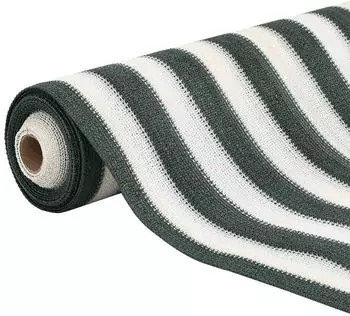 vidaXL Zaunblende gr&uuml;n und wei&szlig; 1,5x25m HDPE 195g/m&sup2;