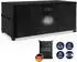 Kingsleeve Abdeckung Bierzeltgarnitur 180x90x74cm wasserdicht, schwarz (110133)