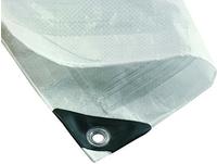 NOOR Abdeckplane Hobby, wei&szlig;, 120g/m&sup2;, UV-best&auml;ndig, wasserdicht, 3 x 5m,