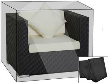 Outflexx Premium Abdeckhaube passend für theBox Sessel schwarz 92x87x68 cm schwarz (7958)