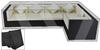 Outflexx Premium Abdeckhauben Set für Lounge theBox-A/-D: 1304/ 1714/ 7175/ 16064 schwarz schwarz (13651)