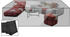 Outflexx Premium Abdeckhaube für Loungesets schwarz 23399 215 x 160 x 52 cm integriertes Zugband schwarz (23426)