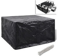 vidaXL Gartenm&ouml;bel-Abdeckung 8 &Ouml;sen 172x113x73 cm
