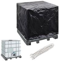 vidaXL Abdeckung f&uuml;r IBC-Tank 8 &Ouml;sen 116x100x120 cm