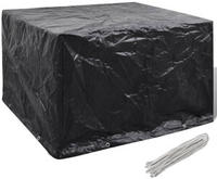 vidaXL Gartenm&ouml;bel-Abdeckung 8 &Ouml;sen 135x135x90 cm