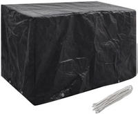 vidaXL Gartenm&ouml;bel-Abdeckung 8 &Ouml;sen 140x70x90 cm