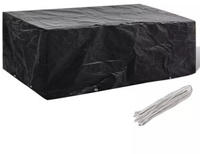 vidaXL Gartenm&ouml;bel-Abdeckung 8 &Ouml;sen 200&times;160&times;70 cm