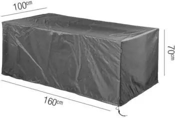 Aerocover Schutzh&uuml;lle f&uuml;r Gartentisch 160 x 100 cm anthrazit