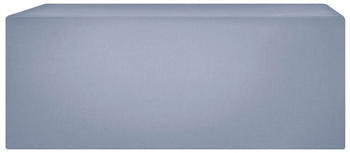 Beliani Regenschutz für Gartenmöbel 275x230x70cm Polyester mit PVC Beschichtung grau