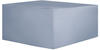 Beliani Regenschutz für Gartenmöbel Stoff mit PVC Beschichtung 110x100x70cm grau