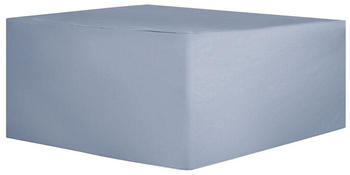 Beliani Regenschutz für Gartenmöbel grau Stoff mit PVC Beschichtung 150x120x70cm grau