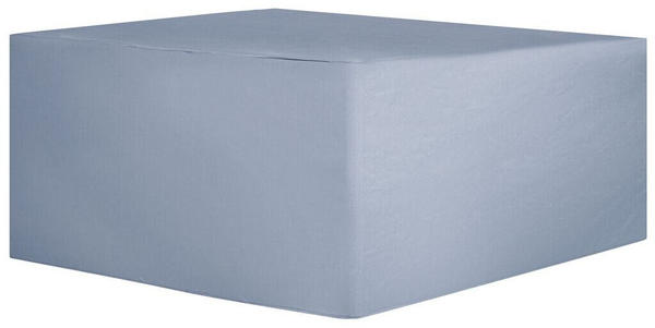 Beliani Regenschutz für Gartenmöbel grau Stoff mit PVC Beschichtung 150x120x70cm grau
