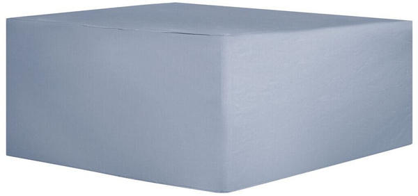Beliani Regenschutz für Gartenmöbel grau Stoff mit PVC Beschichtung 160x160x90cm grau