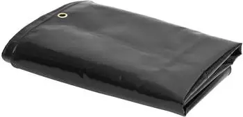 vidaXL Abdeckplane 650 g/m&sup2; 3x3 m Schwarz