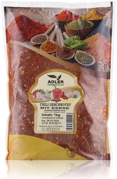Adler Gewürze Chili geschrotet mit Kerne (1000g)