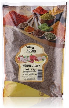 Adler Gewürze Kümmel schwarz ganz (1000g)