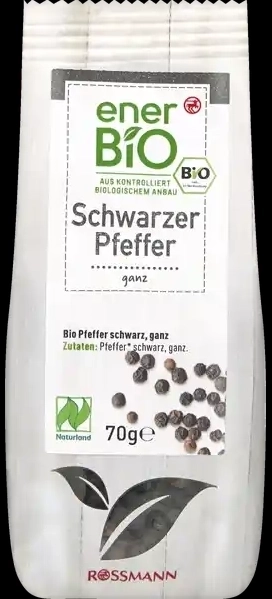 Ener Bio Schwarzer Pfeffer, Naturland