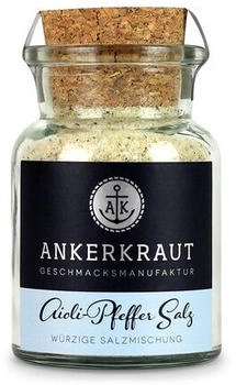 Ankerkraut Aioli-Pfeffer Salz 155g im Korkenglas Ankerkraut Aioli-Pfeffer Salz 155g im Korkenglas