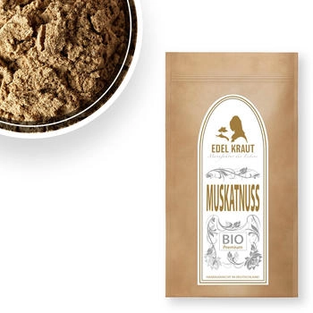Edel Kraut Bio Muskatnuss Gemahlen 500g Tüte