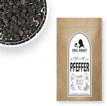 Edel Kraut Bio Pfeffer Schwarz Ganz 500g Tüte
