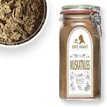 Edel Kraut BIO Muskatnuss gemahlen XXL Glas 650g