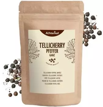 vom-Achterhof Tellicherry Pfeffer ganz (250g)
