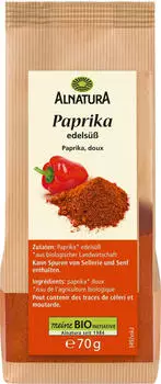 Alnatura Bio Paprika Edelsüß 70g