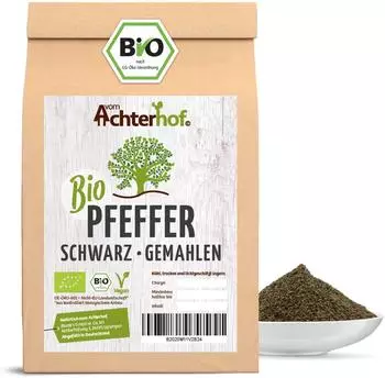 vom-Achterhof Pfeffer schwarz gemahlen Bio (500g)