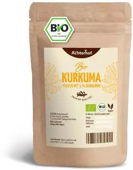 vom-Achterhof Bio Kurkuma Pulver 5% Curcumin (250g)