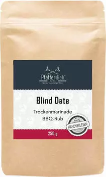 Pfefferdieb Blind Date Premiumgrillgewürz, Trockenmarinade, BBQ Rub 250g
