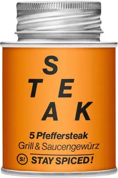 Stay Spiced! 5 Pfeffer Steakgewürz 70g