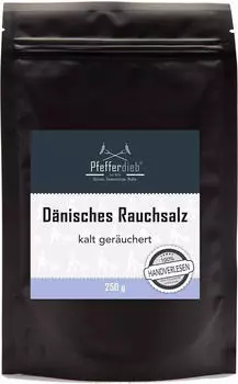 Pfefferdieb Dänisches Rauchsalz kaltgeräuchert 250g