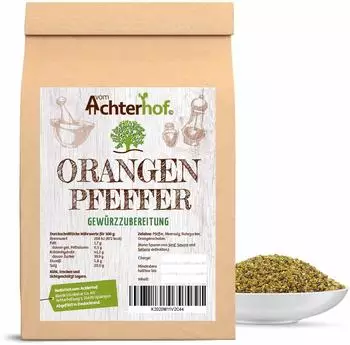 vom-Achterhof Orangenpfeffer Gewürzzubereitung (100g)