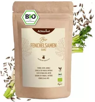vom-Achterhof Fenchelsamen ganz Bio (1000g)