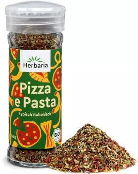 Herbaria Pizza E Pasta Bio Gew&uuml;rzstreuer 50g