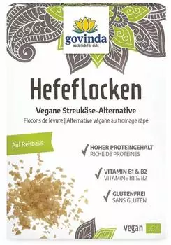Govinda Hefeflocken auf Reisbasis Bio 100g