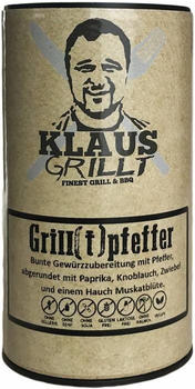 Klaus grillt Grill(t)pfeffer Streuer (100g)