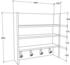 VCM Hängeschrank Esilo 60 cm weiß