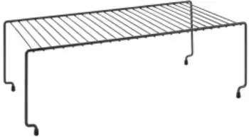 Metaltex Brooklyn Schrankeinsatz Metall schwarz 47x15x23cm (361303)