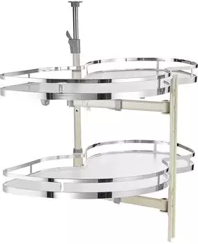 VEVOR Eckschrank-Organizer 2 Ebenen ausziehbar Soft-Close (DG-668R)